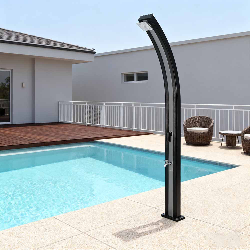 LY30L01 Ducha Solar Exterior para Piscina de Aluminio Curvado